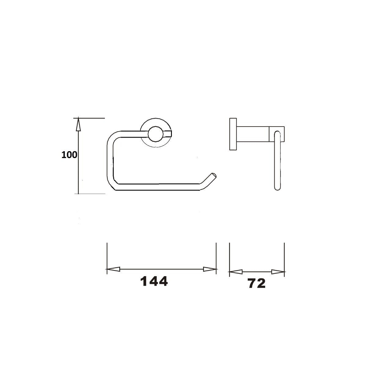 Fairford Riena Toilet Roll Holder