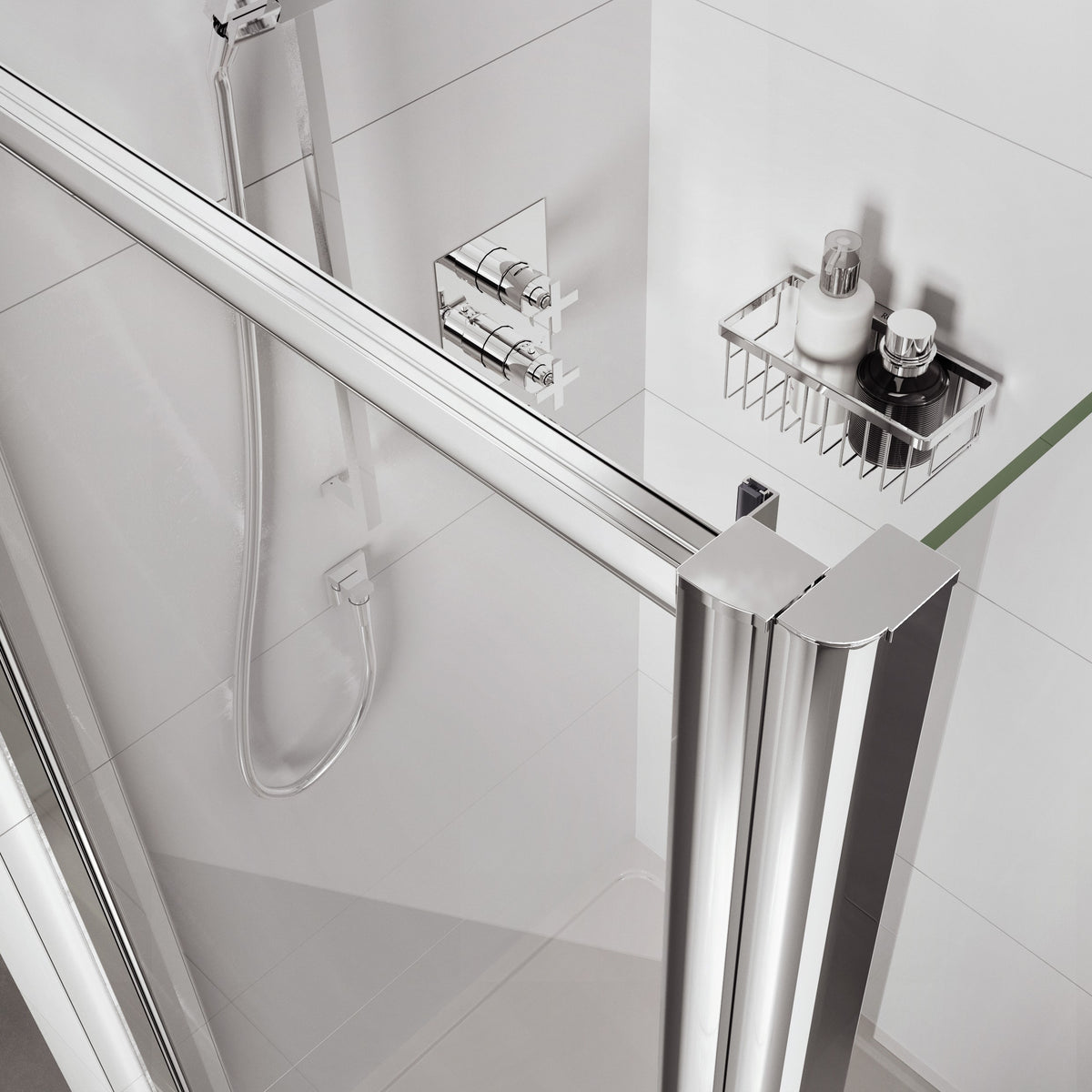 Fairford Pro 6mm, 900mm Pivot Shower Door