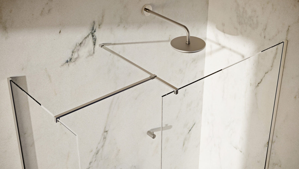 Fairford Gunmetal T Bracket (to connect 2 Bars) for 10mm Glass