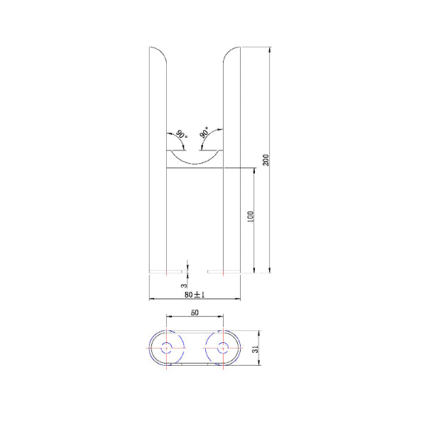 Fairford 2 Column Radiator Feet - Anthracite