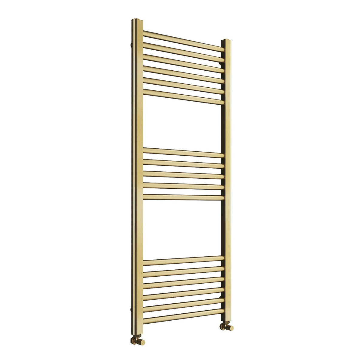 Fairford Metis 1200 x 500mm Brushed Brass Towel Rail