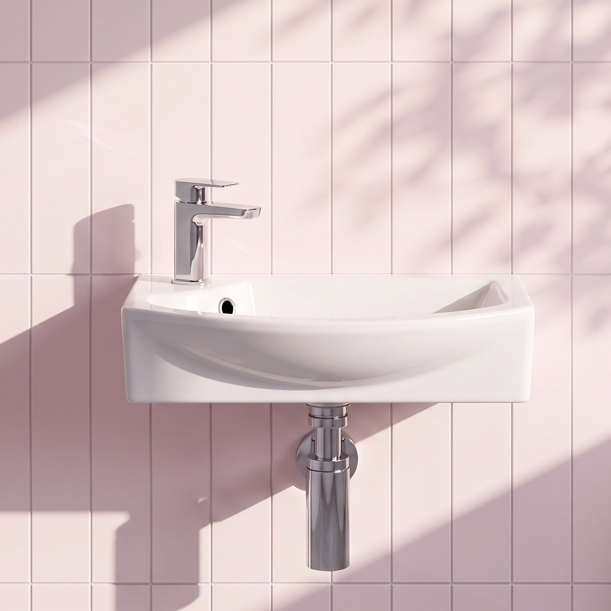 Fairford 450mm Left Hand Wall Hung Basin