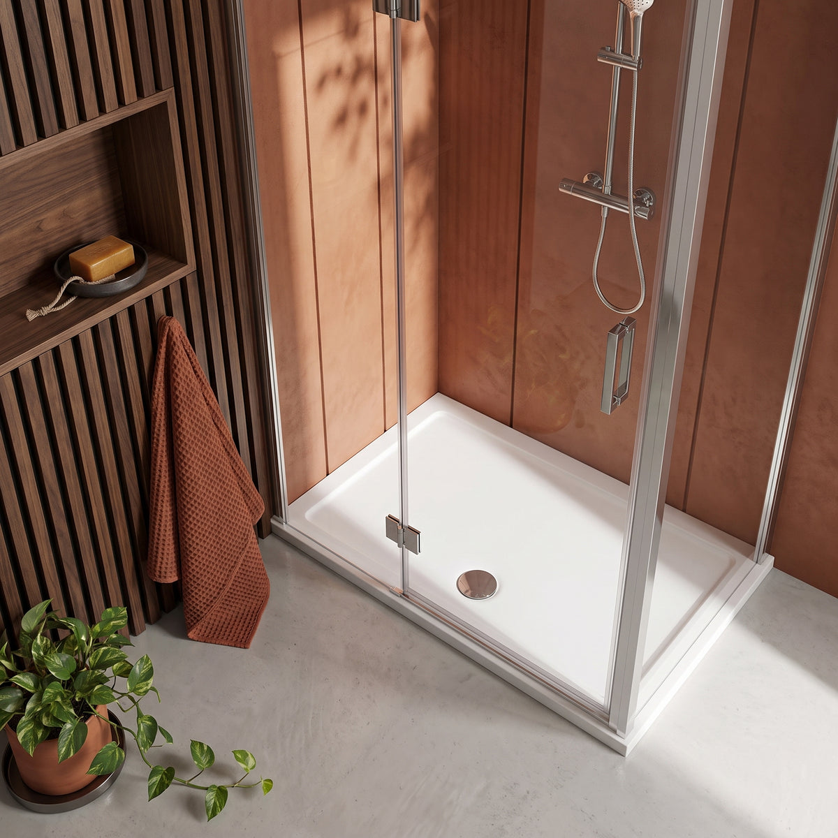 Fairford 1300 x 900mm Rectangular Shower Tray