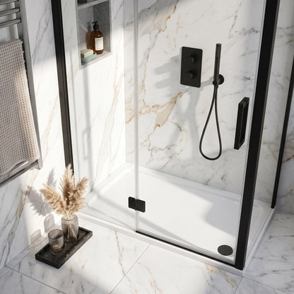 Fairford 1500 X 700mm Rectangular Shower Tray, Corner Waste