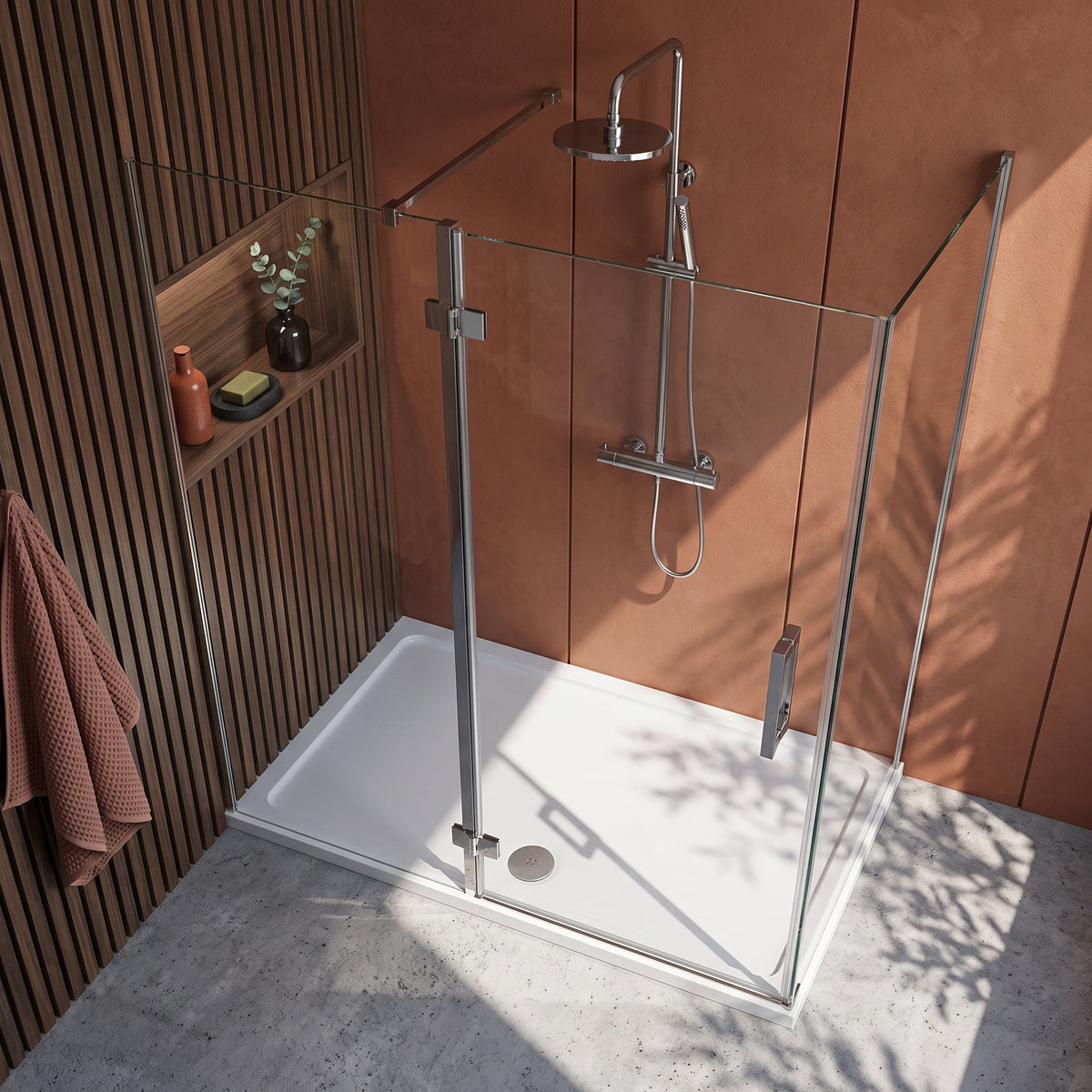 Fairford 1500 x 760mm Antislip Rectangular Shower Tray