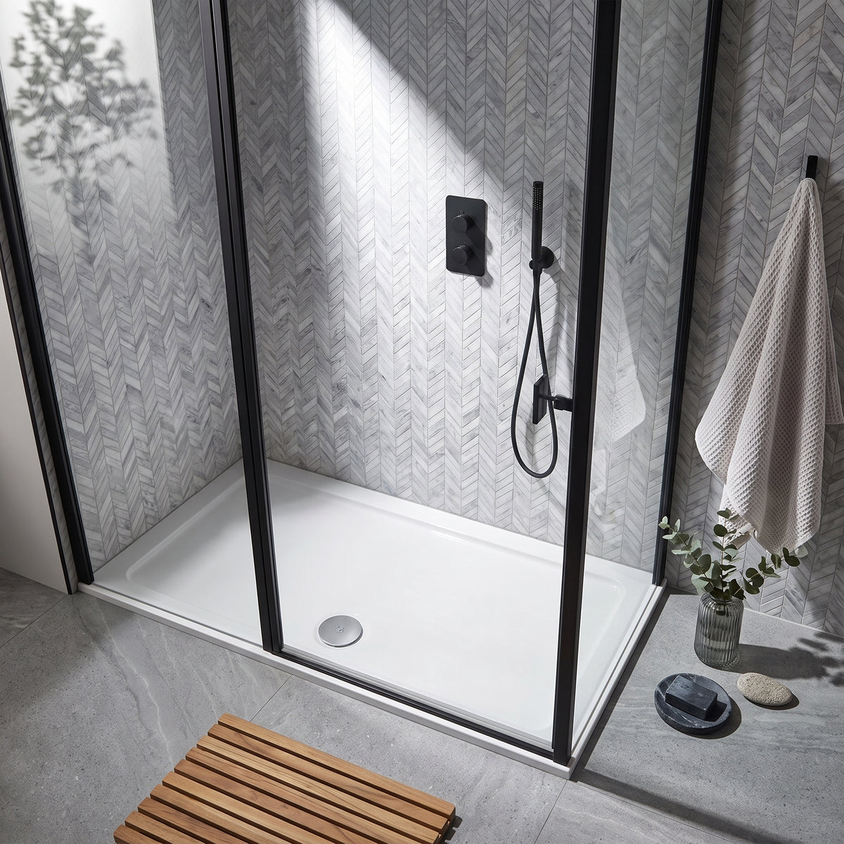 Fairford 1500 x 760mm Rectangular Shower Tray