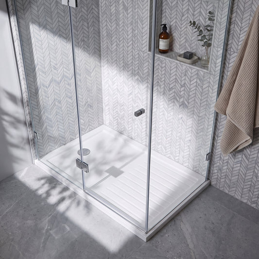 Fairford 1600 x 800mm A/S Walk In Shower Tray