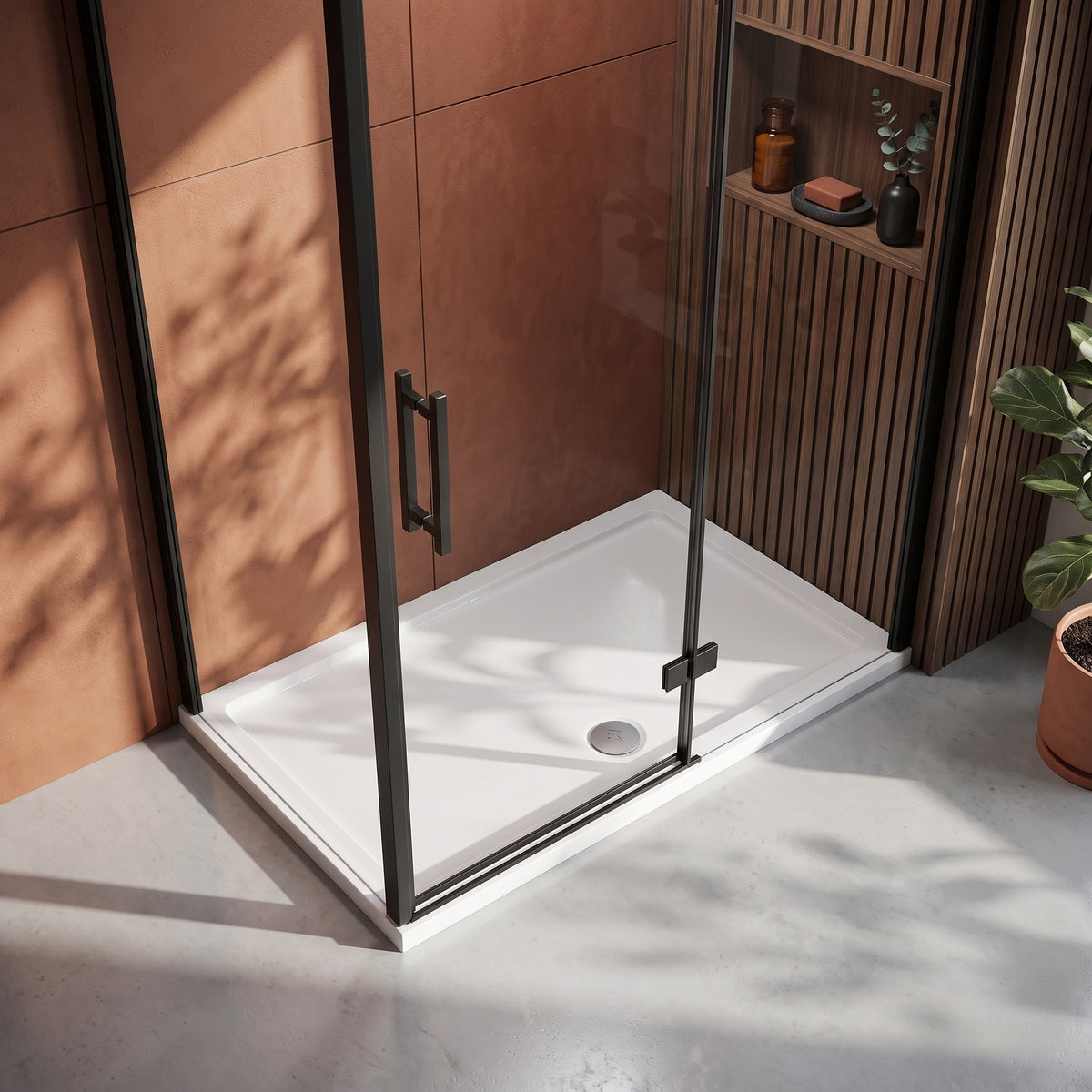 Fairford 1600 X 800mm Rectangular Shower Tray