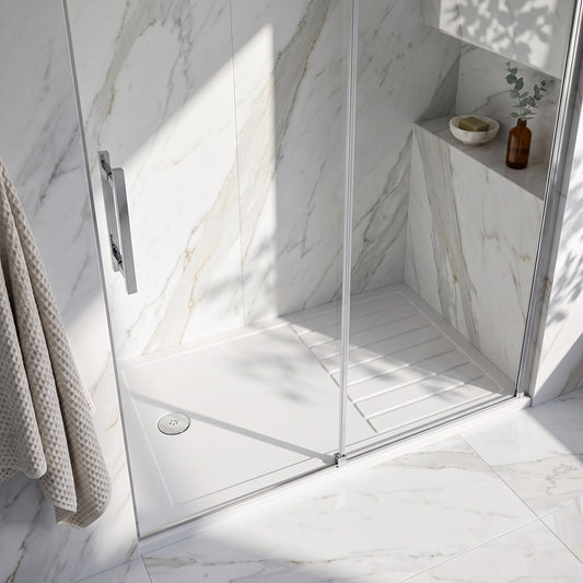 Fairford 1400 x 900 x 40mm Walk-In Shower Tray