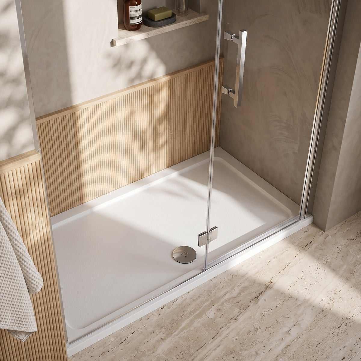 Fairford 1800 x 900mm Antislip Rectangular Shower Tray