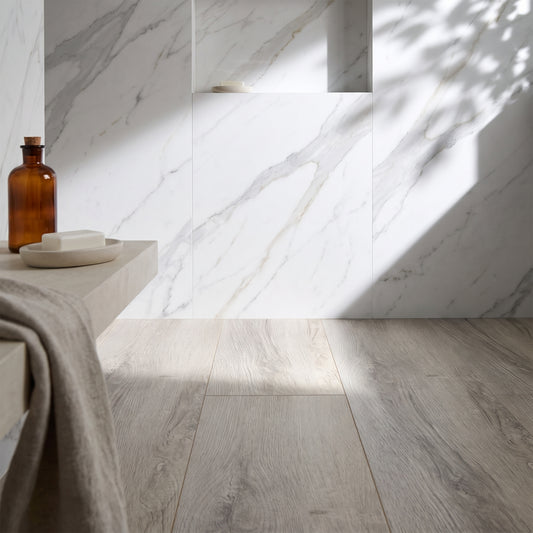 Fairford Weathered Driftwood 1200 x 176mm Solidcore Waterproof Click Flooring Planks (Pack of 8) - 1.69m Per Pack