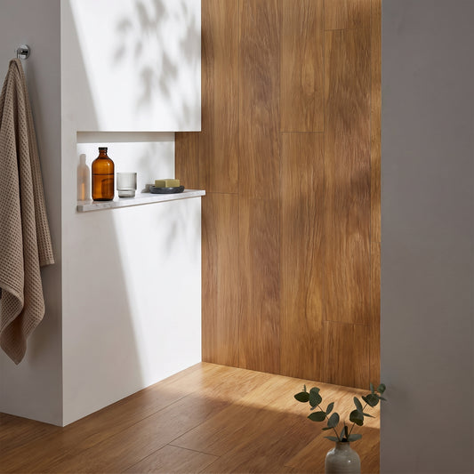 Fairford Warm Mahogany 1200 x 176mm Solidcore Waterproof Click Flooring Planks (Pack of 8) - 1.69m Per Pack