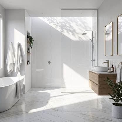 Hydraset Alpine White Square Edge 2400x1200mm