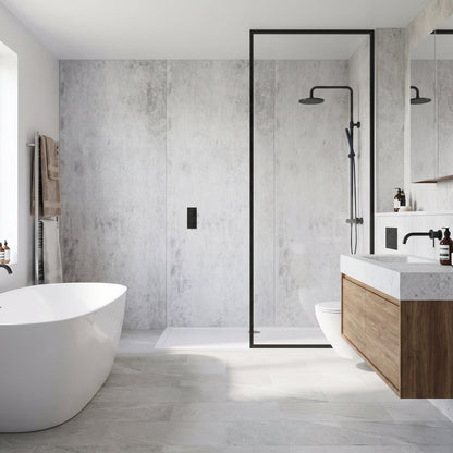 Hydraset Arctic Stone 1200 x 2400 Square Edge Wall Panel