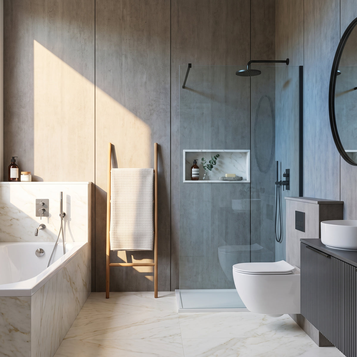 Hydraset Concrete Formwood Textured 1200 x 2400 Setlock Wall Panel