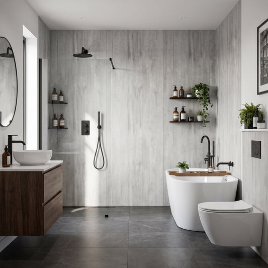 Hydraset Concrete Formwood Textured 1200 x 2400 Square Edge Wall Panel