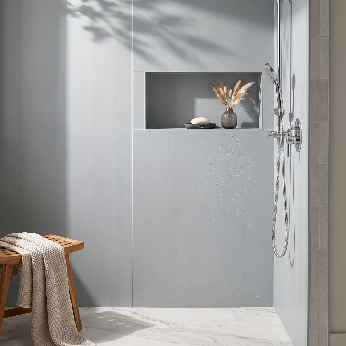 Hydraset Dust Grey Matt 1200 x 2400 Setlock Wall Panel