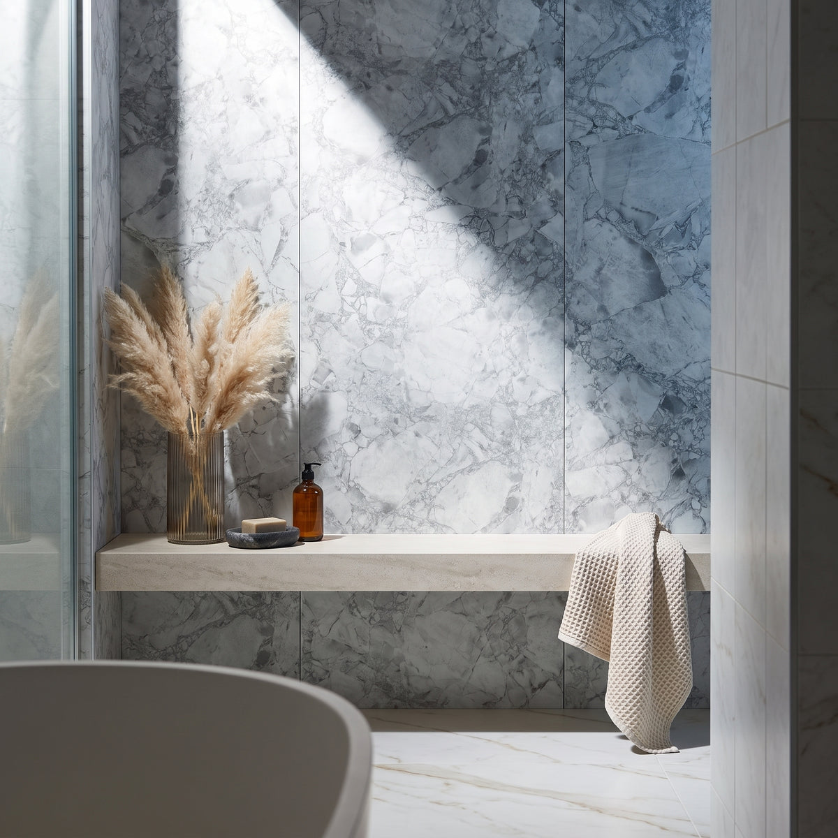 Hydraset Bianca Luna Square Edge 2400x1200mm