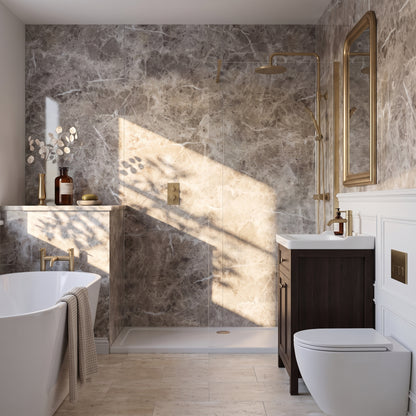 Hydraset Cappuccino Marble Gloss 1200 x 2400 Setlock Wall Panel