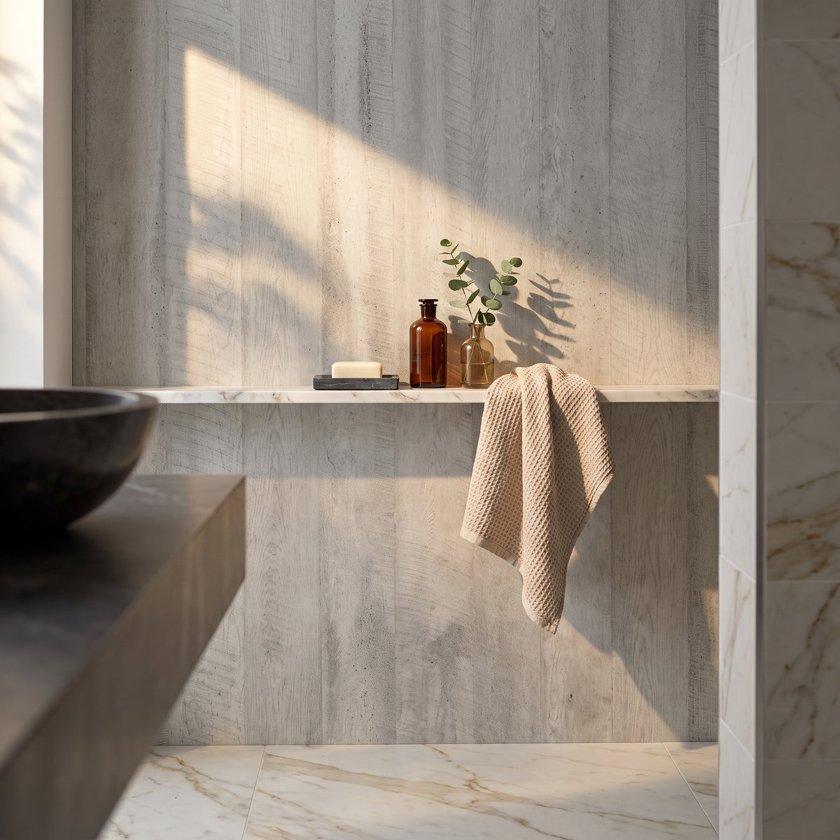 Hydraset Concrete Formwood Textured 1200 x 2400 Setlock Wall Panel