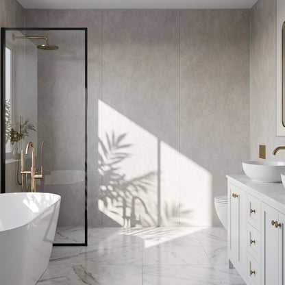 Hydraset Grey Mineral 1200 x 2400 Square Edge Wall Panel