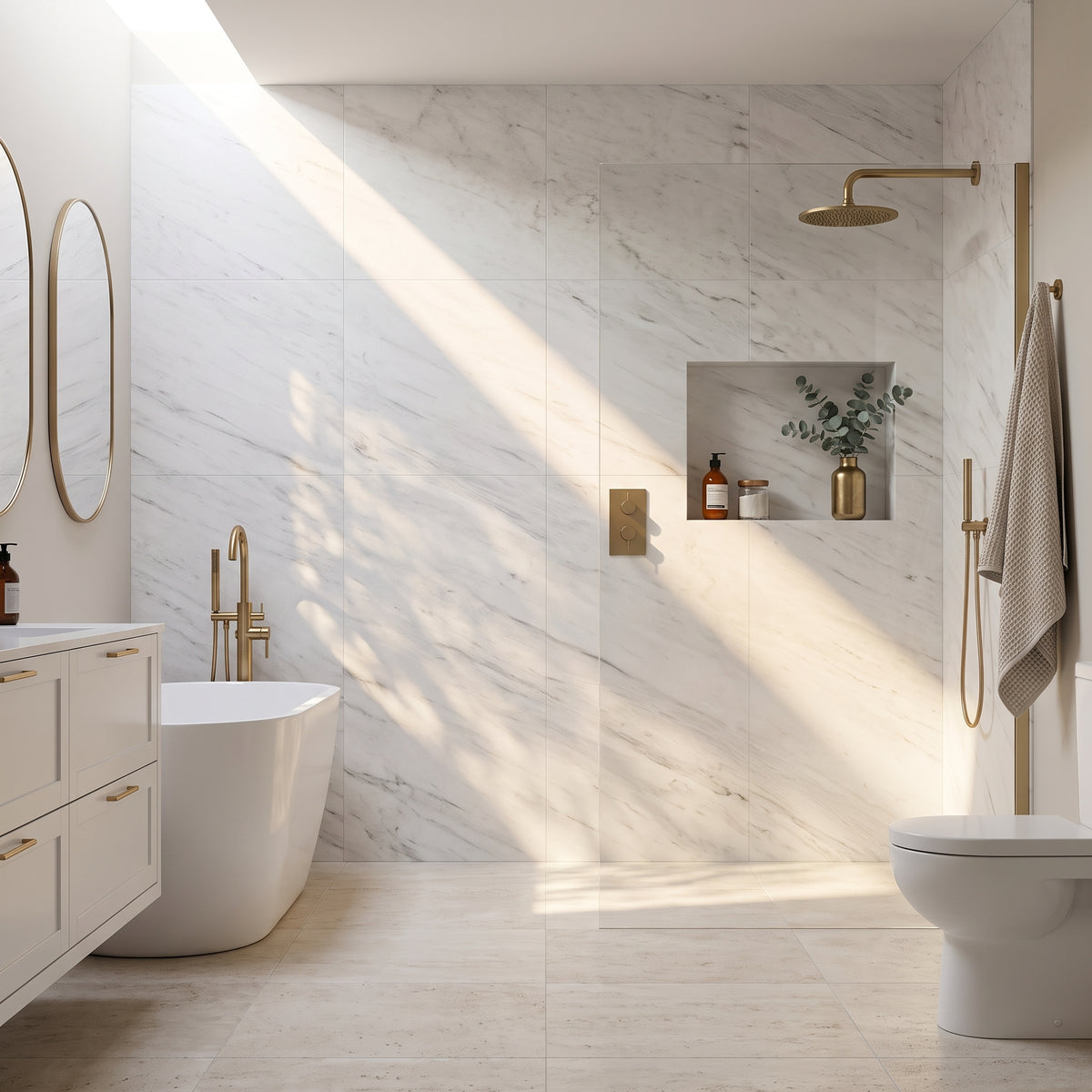 Hydraset Levanto Marble Square Edge 2400x1200mm