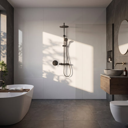 Hydraset Natural White Gloss 1200 x 2400 Square Edge Wall Panel