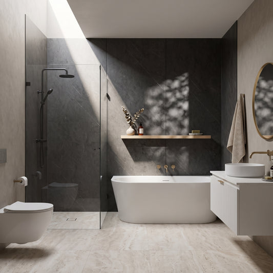 Hydraset Nero Graphite Matt 1200 x 2400 Setlock Wall Panel