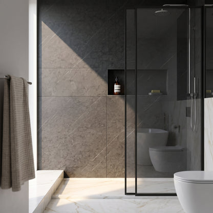 Hydraset Nero Graphite Matt 1200 x 2400 Square Edge Wall Panel