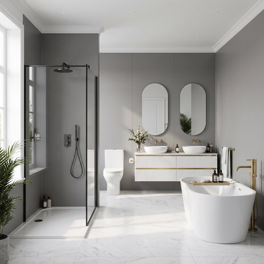 Hydraset Monument Grey Matt 1200 x 2400 Setlock Wall Panel