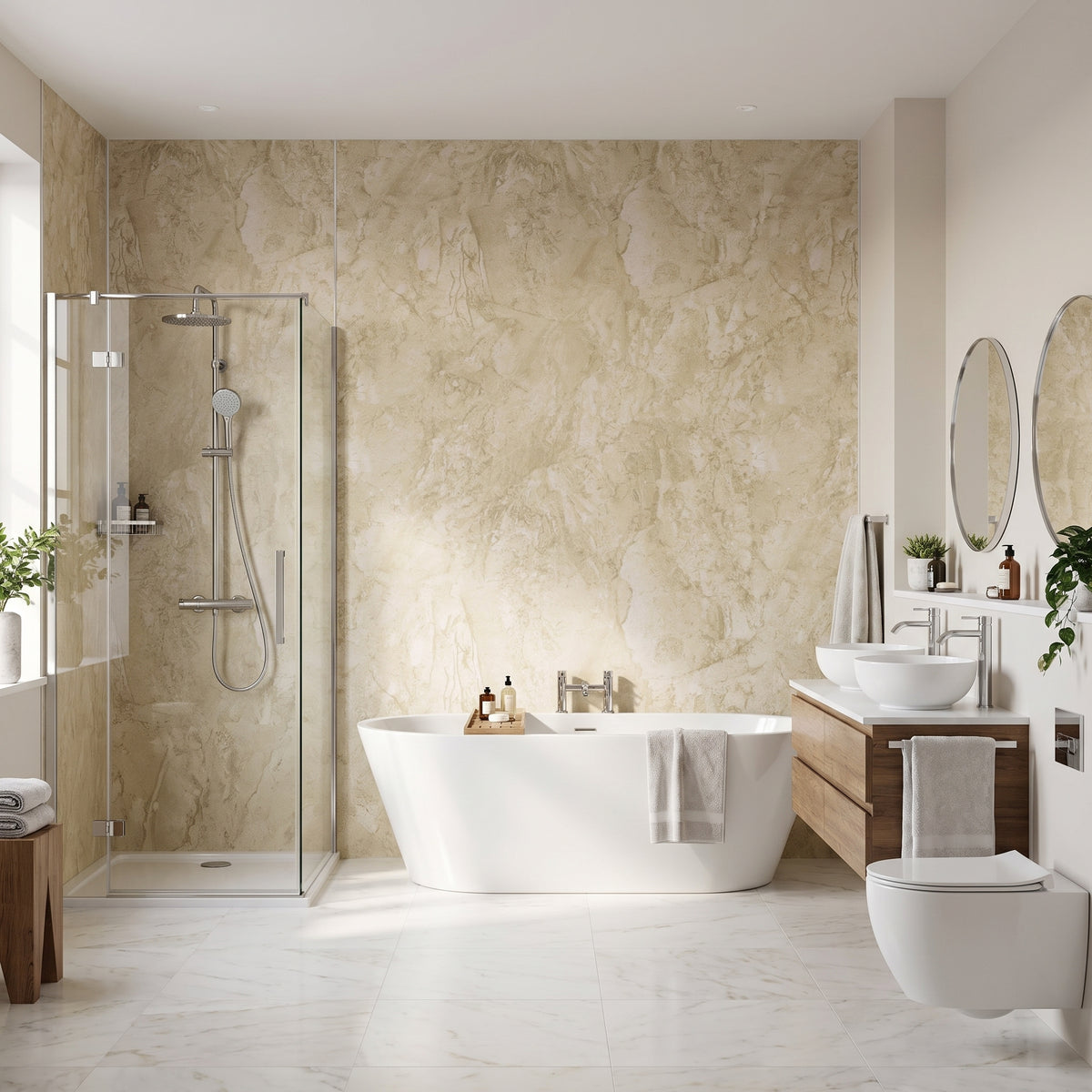 Hydraset Pure Travertine Matt Setlock 2400x1200mm