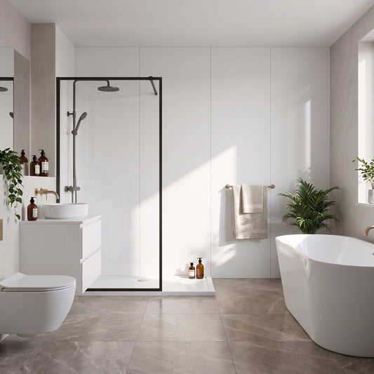 Hydraset Pure White Gloss Square Edge 2400x1200mm