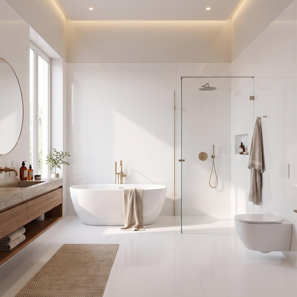 Hydraset Pure White Gloss Setlock 2400x1200mm