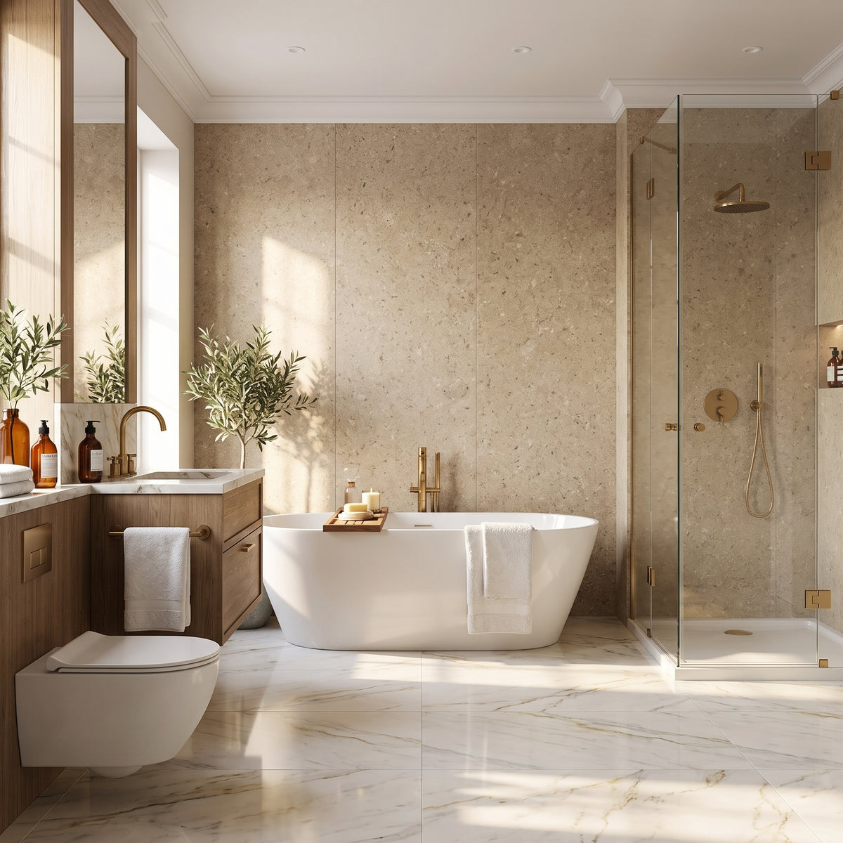 Hydraset Tavolo Taupe 1200 x 2400 Setlock Wall Panel