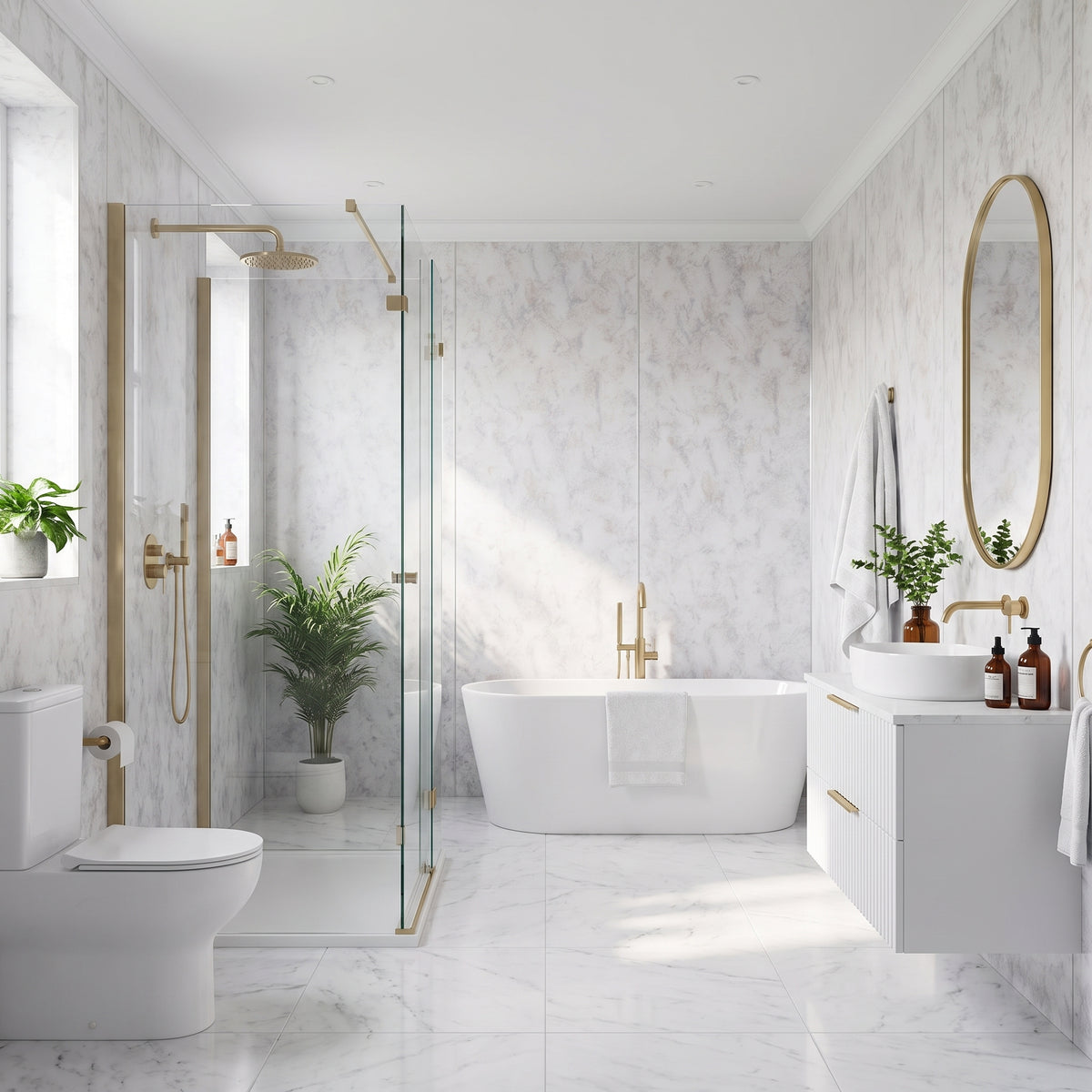 Hydraset Pure Light Marble Setlock 2400x1200mm