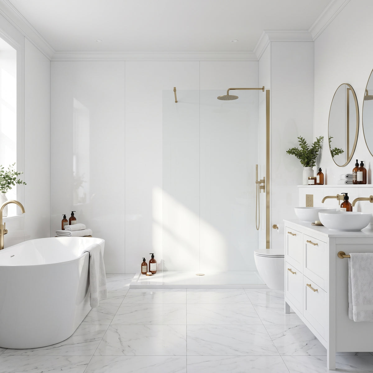 Hydraset White Gloss Setlock 2400 x 1200