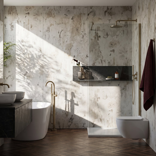 Hydraset Veneto Concrete Matt 1200 x 2400 Setlock Wall Panel