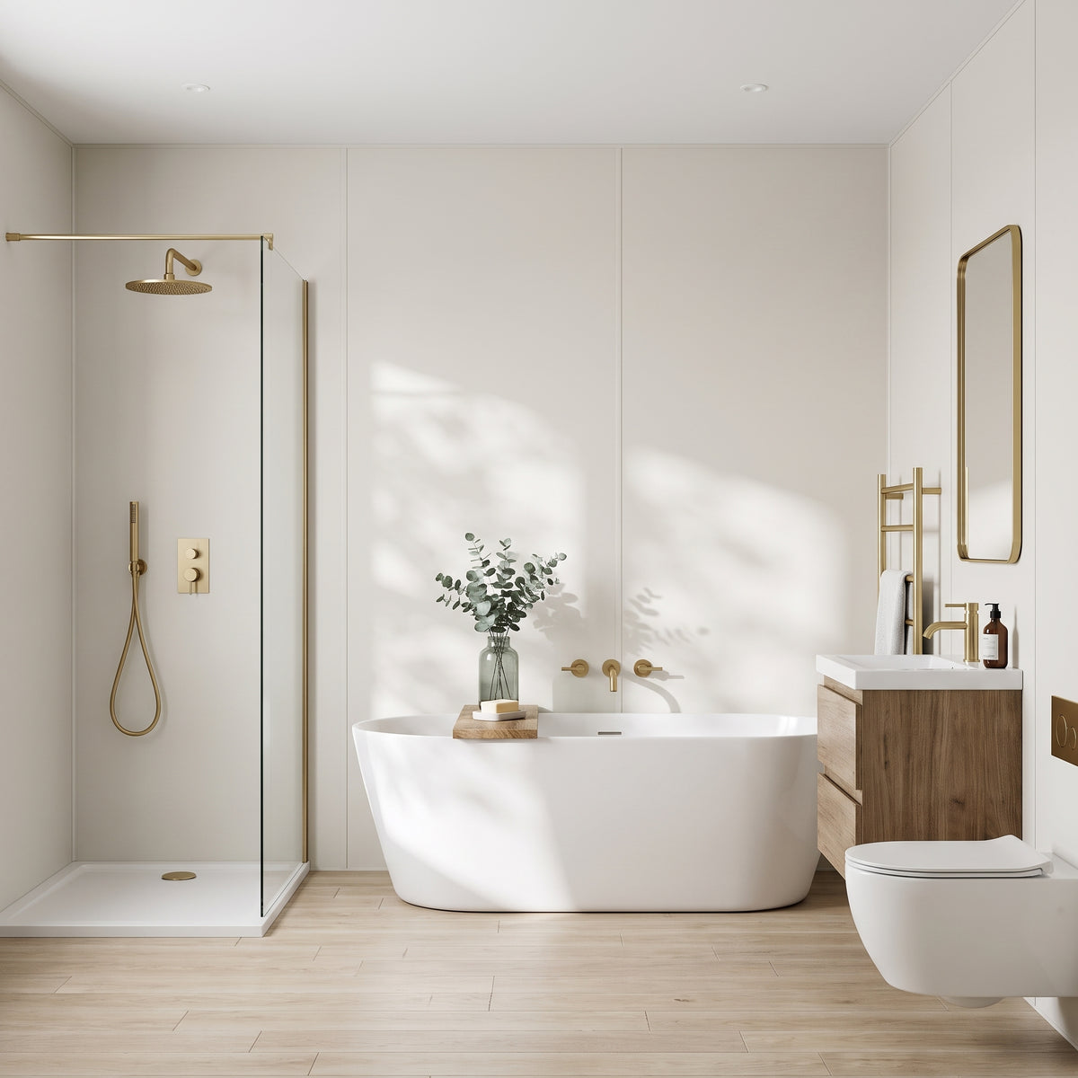Hydraset White Grey Matt 1200 x 2400 Setlock Wall Panel