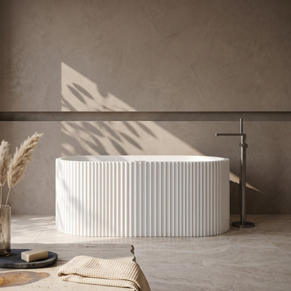 Fairford Fluted 1500 x 740 x 580mm Freestanding Bath