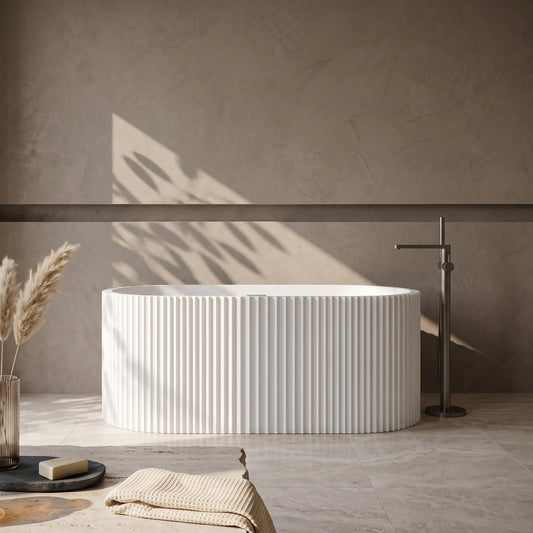 Fairford Fluted 1500 x 740 x 580mm Freestanding Bath
