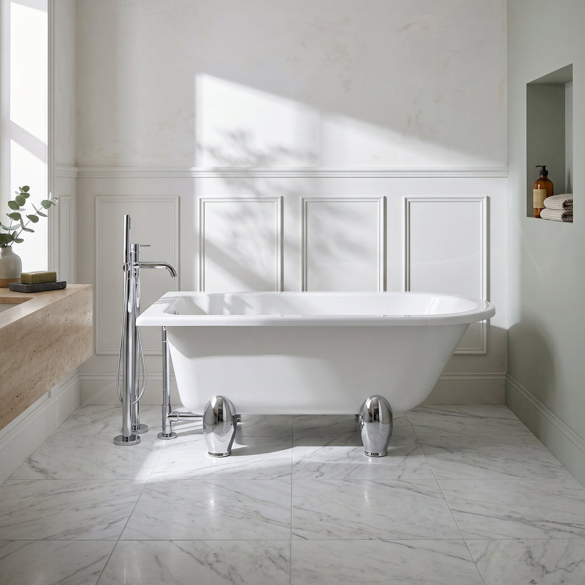 Fairford Middleham 1500mm Freestanding Baths - Various Feet Options-Deacon Feet