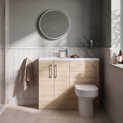 Fairford Union Light Oak 1000mm Slimline Combination Pack