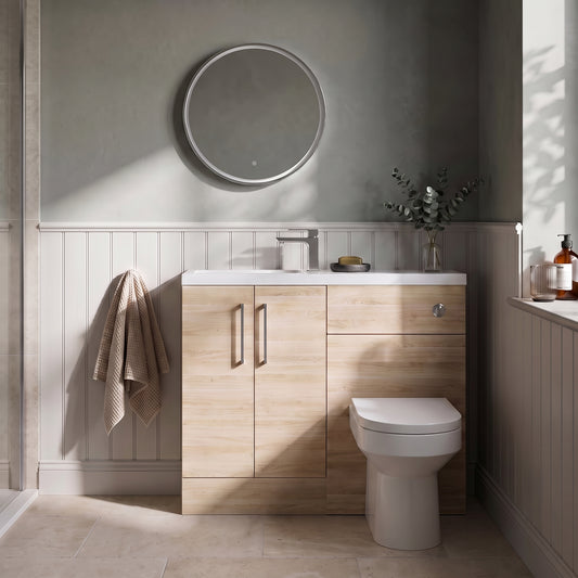 Fairford Union Light Oak 1000mm Slimline Combination Pack