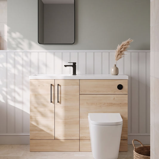 Fairford Union Light Oak 1200mm Slimline Combination Pack