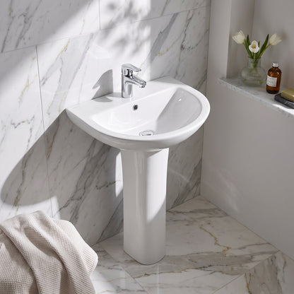 Fairford Sierra 560mm Basin and Pedestal