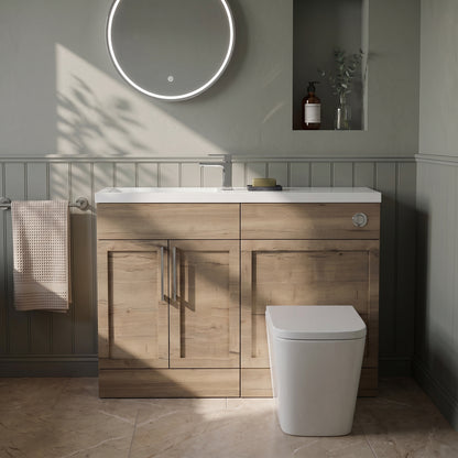 Fairford Union Style Shaker Dark Oak 1200mm Slimline Combination Pack