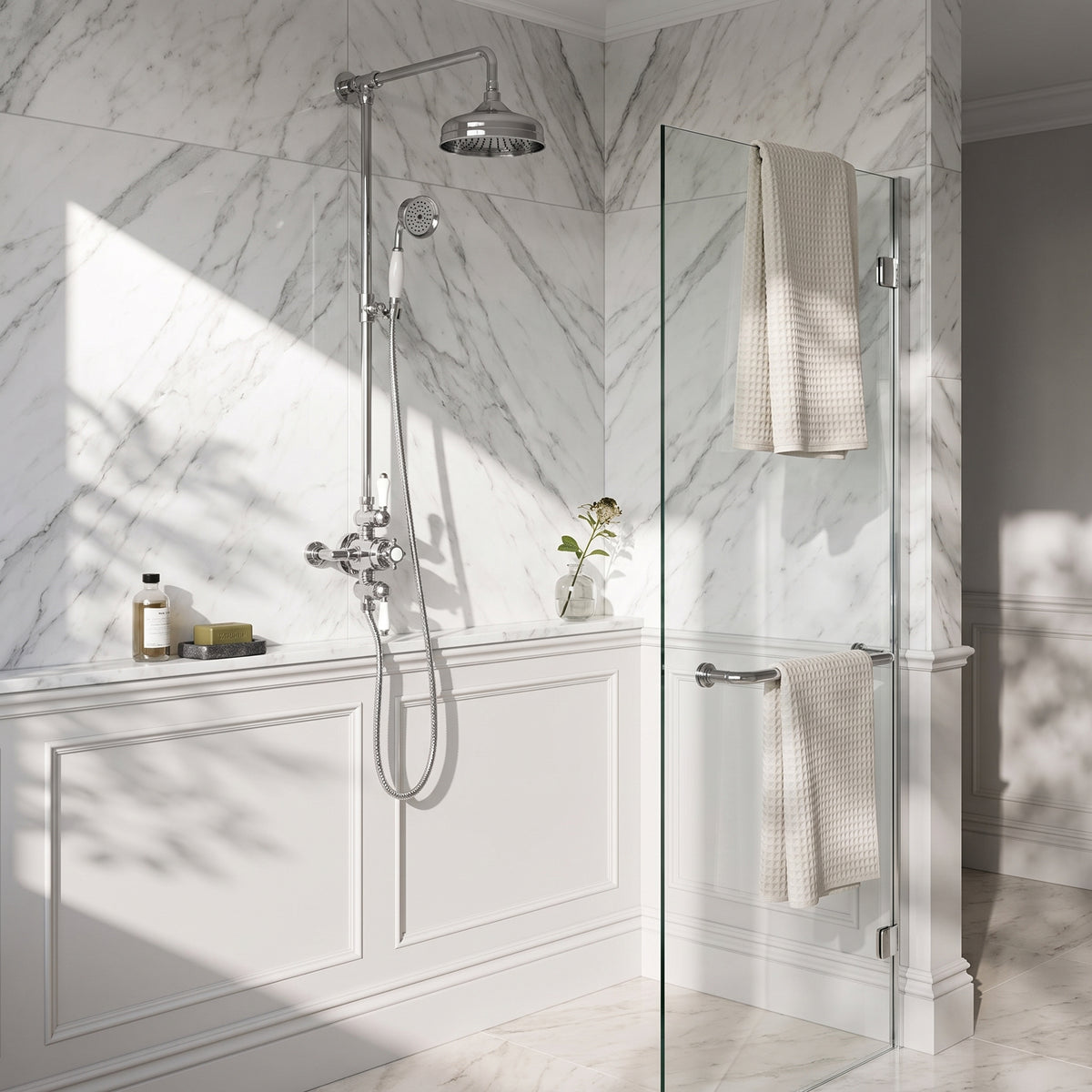 Fairford Winchester Exposed Traditional Dual Outlet Shower Kit