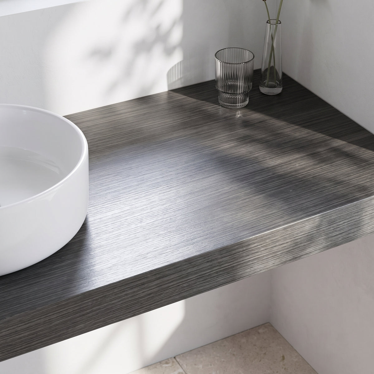 Fairford Anthracite Woodgrain Co-ord Worktop 600x390x18mm
