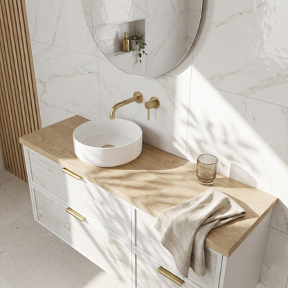 Fairford Bleached Oak Co-ord Worktop 1200 x 390 x 18mm
