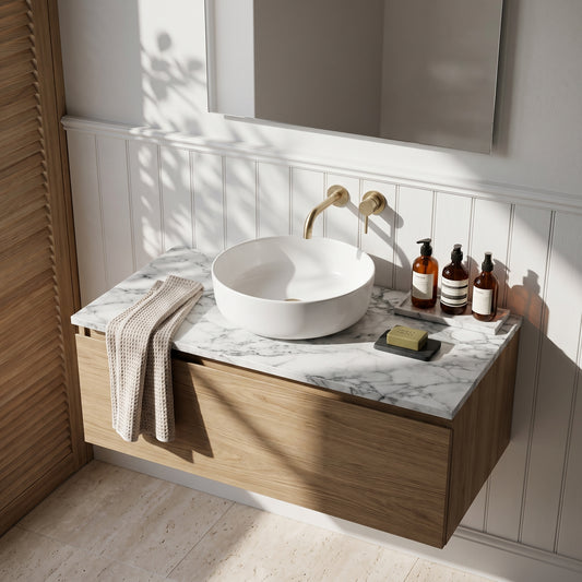 Fairford Laminate Worktop - Matt Marble - 1000 x 600 x 28mm